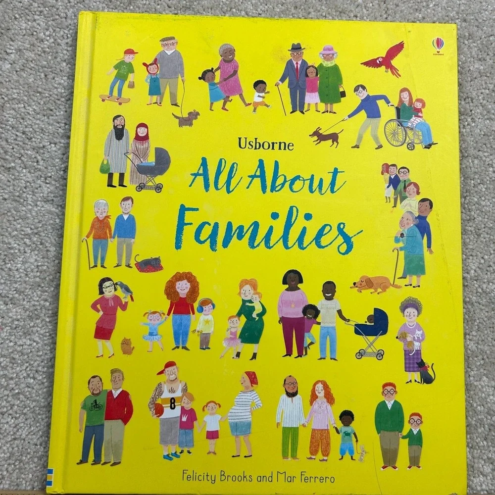 All About Families Felicity Brooks 2019 Illustrated‎ Children's Book Usborne